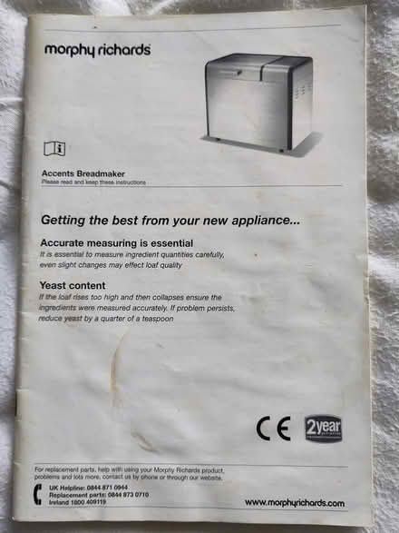Photo of free Breadmaker (Stevenage, Old Town SG1) #2