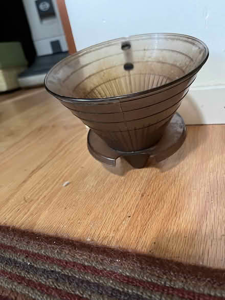 Photo of free coffee filtering device (Berkeley) #1