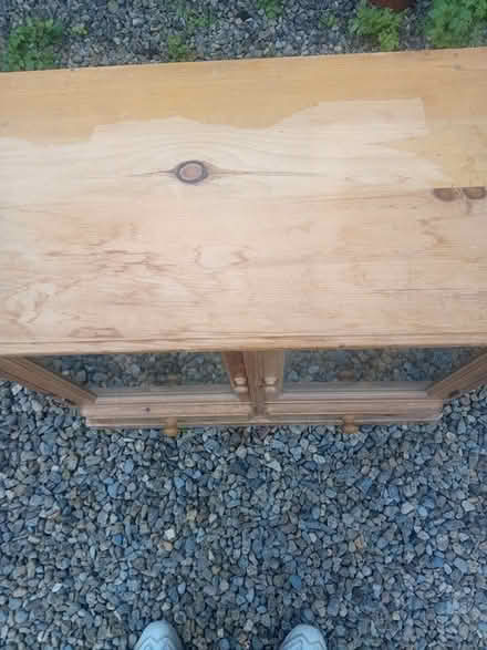 Photo of free Pine TV unit storage cupboard (Lawnswood, Leeds LS16) #3