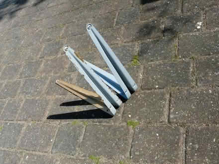 Photo of free 2 Large Metal Wall Brackets L-Shaped (Ness CH64) #2