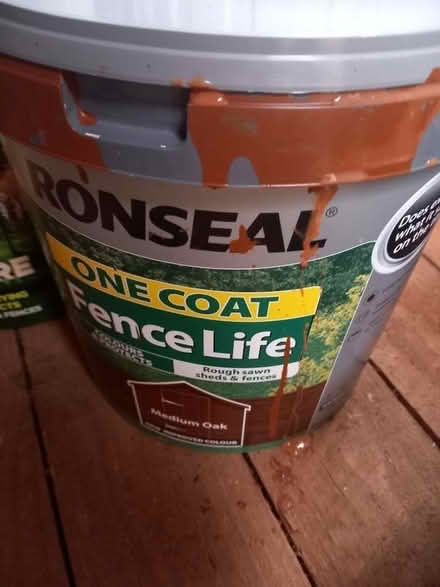 Photo of free Ronseal fence paint (Kettering NN15) #1
