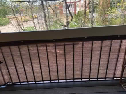 Photo of free Nylon privacy sheet (Foxchase shopping center) #1