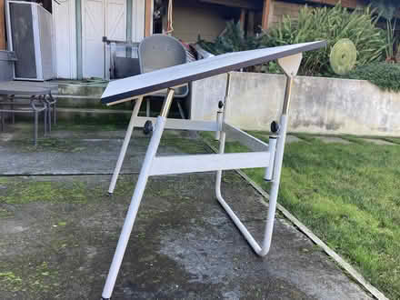 Photo of free Folding adjustable work table (Burlingame hills) #3