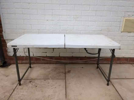 Photo of free Height Adjustable Folding Table (Horsell GU21) #1