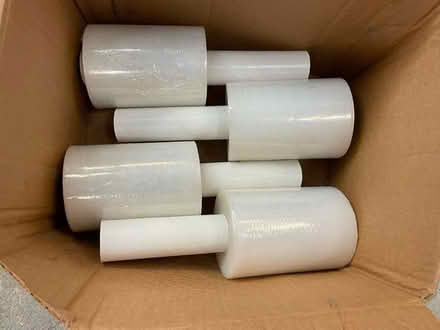 Photo of free 6 rolls of 5” shrink wrap (Nutley NJ) #1