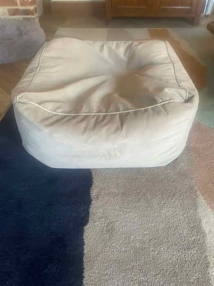 Photo of free Large square pouffe/footstool (Barford NR9) #1