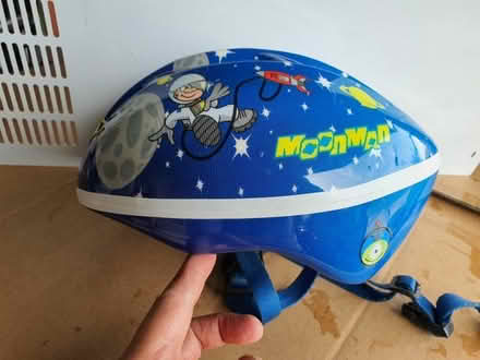 Photo of free Child cycle helmet. In good condition. (Manor Park Estate SG6) #1