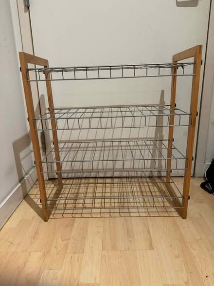 Photo of free Shoe rack (Uptown Oakland) #1