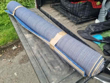 Photo of free Blue rug (St Mary's GL6) #1