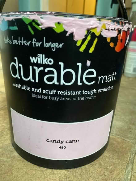 Photo of free Candy pink paint matt emulsion (Malvern Link WR14) #1