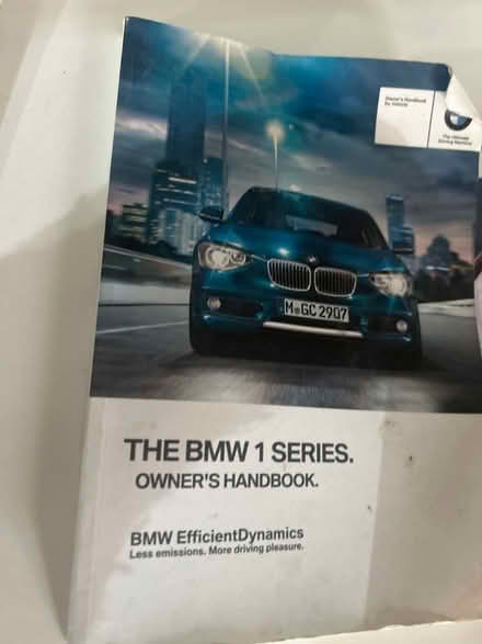 Photo of free BMW 1 series 04-10 handbook set (South Kirkby WF9) #2