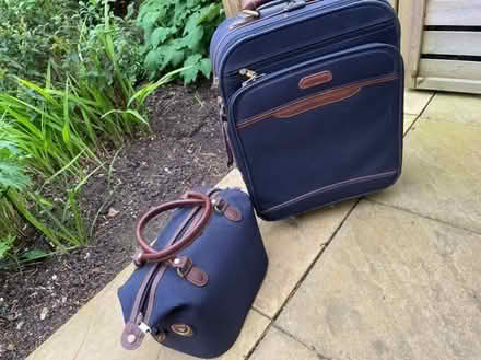 Photo of free Small suitcase with matching hold-all. (Brook End SG5) #1