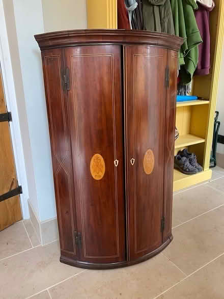 Photo of free Antique Corner cabinet (BA11) #1