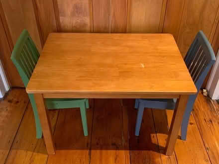 Photo of free Children's Table and Two Chairs (West Village) #1