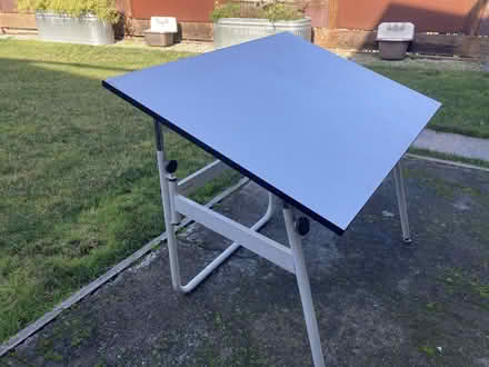 Photo of free Folding adjustable work table (Burlingame hills) #1