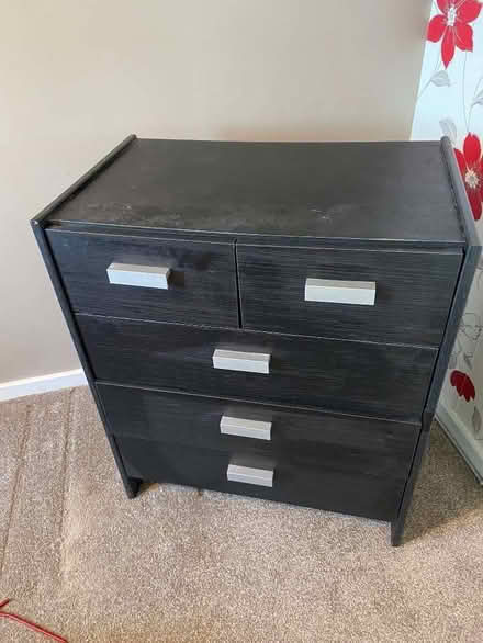 Photo of free Black Chest of Drawers (Oswestry SY11) #1