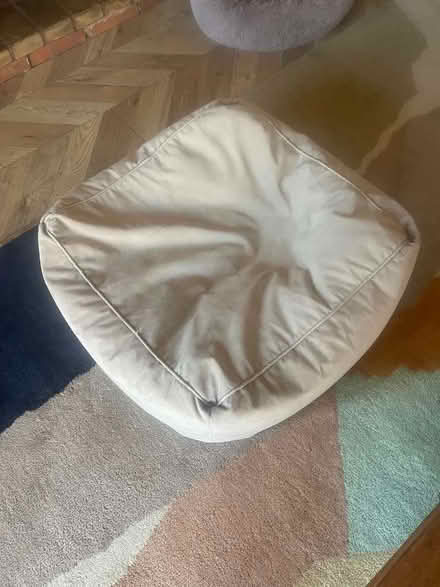 Photo of free Large square pouffe/footstool (Barford NR9) #2