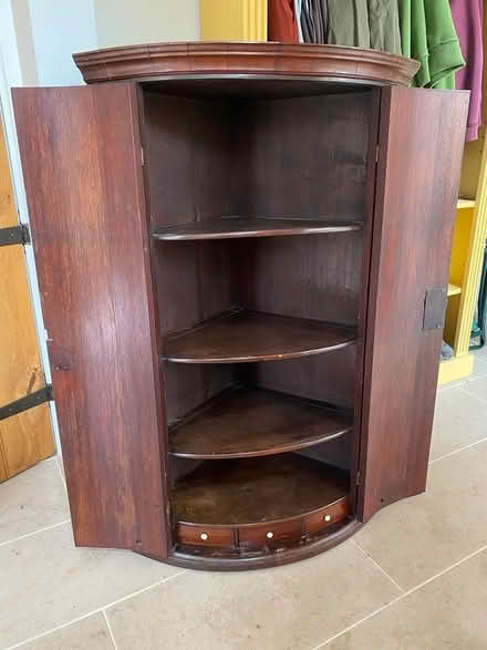 Photo of free Antique Corner cabinet (BA11) #2