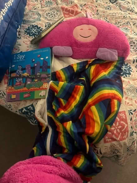 Photo of free Soft toys/books/sleeping bag (UB5) #1