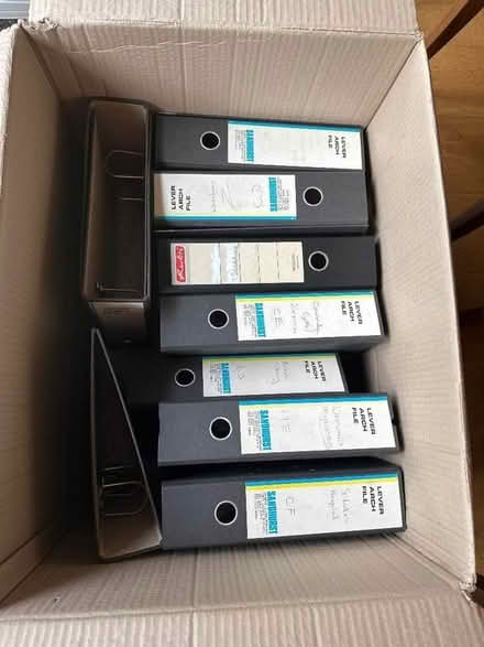 Photo of free Lever arch files (Albert Park M20) #1