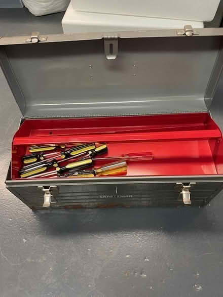 Photo of free Tool box with assortment of tools (NE Portland (NE Couch & 32nd)) #2