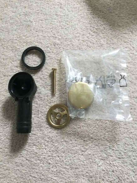 Photo of free Basin Overflow - Gold/Brass Effect (DA4) #1