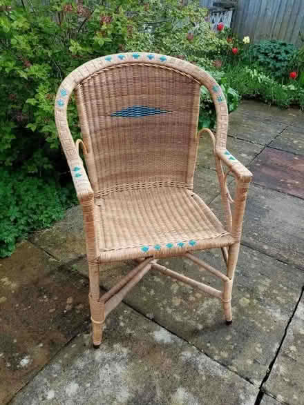 Photo of free Wicker garden chair (Horsforth LS18) #1