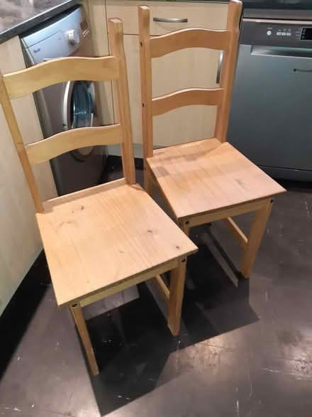 Photo of free X4 wooden chairs (Headington OX3) #1