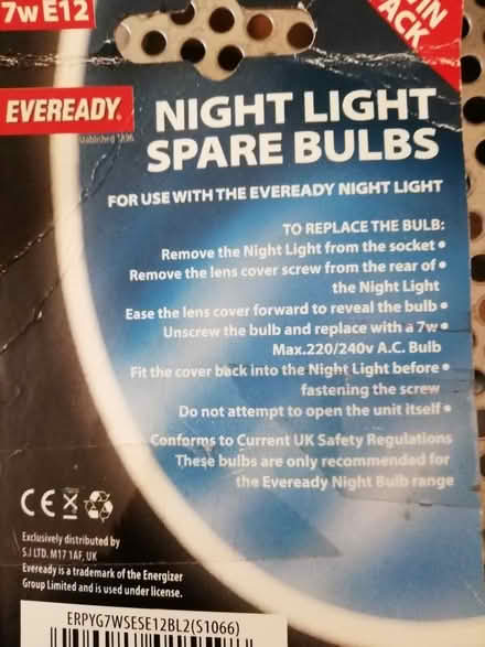 Photo of free Nightlight bulbs (Osney OX2) #2