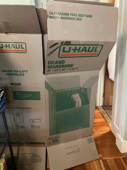 Photo of free Large wardrobe moving box (West Somerville) #1