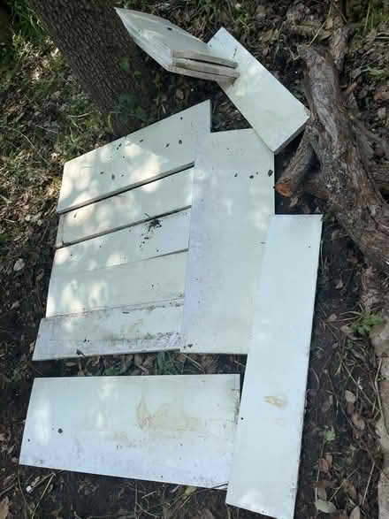 Photo of free Painted solid wood shelves (Northwest Austin) #1