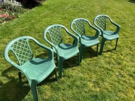 Photo of free Garden Chairs X 4, Green (St John's WR2) #1