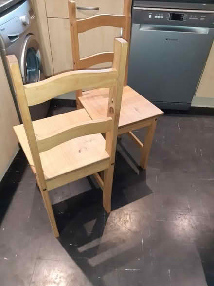 Photo of free X4 wooden chairs (Headington OX3) #2