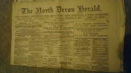 Photo of free Vintage local and national newspapers (Barnstaple EX31) #4