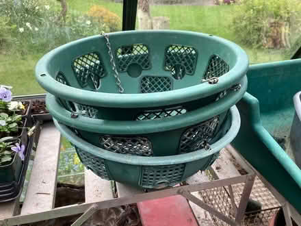Photo of free Plastic hanging baskets (corley) #2
