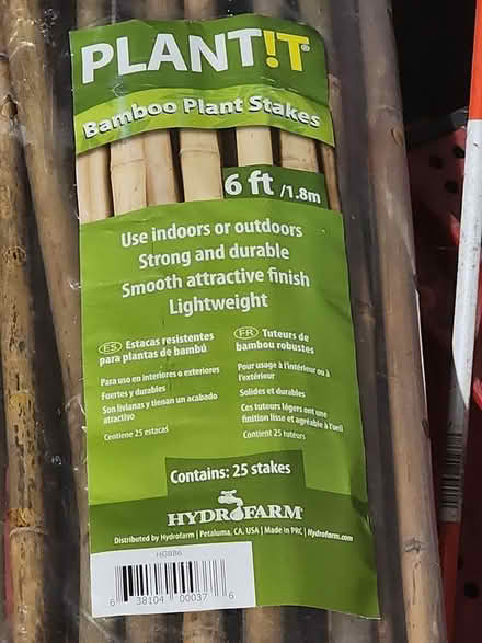 Photo of free New (25) 6 ft Bamboo Stakes (Landing) #1
