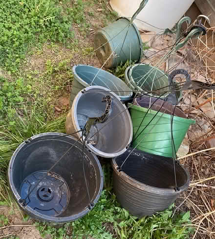 Photo of free Plastic hanging baskets (southeast Denver) #1