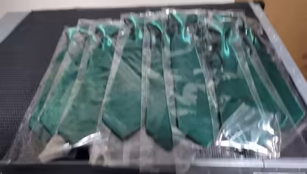 Photo of free 18 x Green Metallic look clip on ties (for parties, events) (Caversham RG4) #2