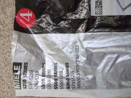 Photo of free 8 Miele vacuum cleaner bags (BR6, Green Street Green) #2