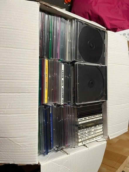 Photo of free Box full of empty cd cases (Chatham ME5) #1