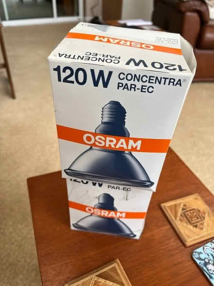 Photo of free 6 lamp bulbs (120W) floodlamps, with E27 Edison fitting. (Scunthorpe DN15) #1