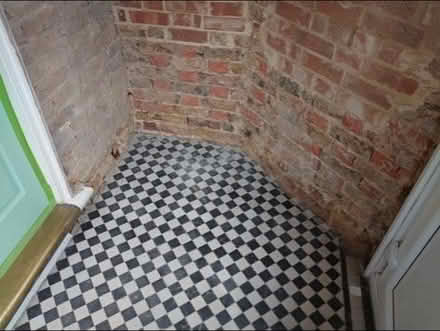 Photo of free Victorian black and white tiles (Cheam) #1