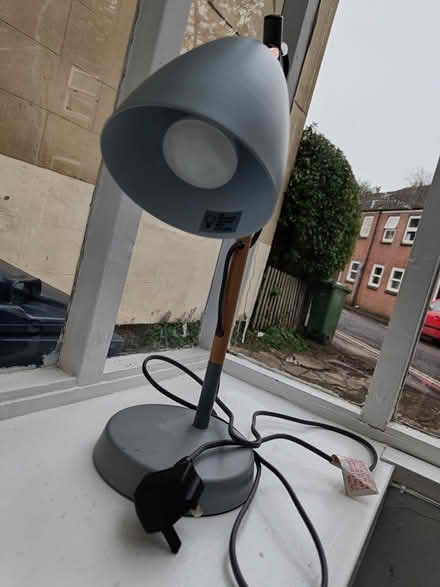 Photo of free Small gray lamp (Jericho, OX2) #1