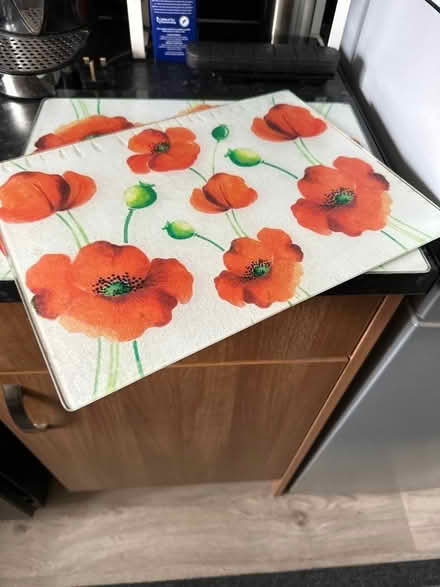 Photo of free 2 glass cutting boards. (Havant PO9) #1