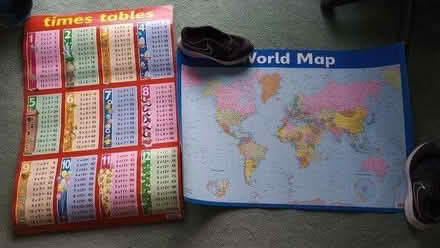 Photo of free Posters - times tables and map (TN34 - top of Elphinstone Road) #1
