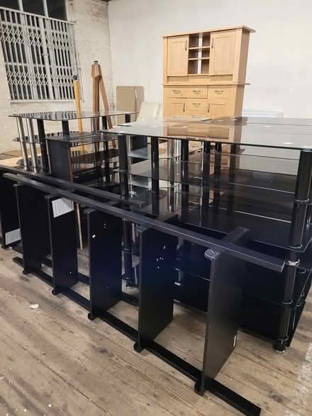 Photo of free Glass TV cabinets stands job lot (OL9 Chadderton) #2