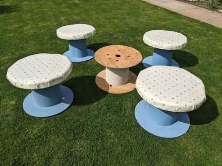 Photo of free Electrical Cable Stools and Table (Ardleigh Green RM11) #4