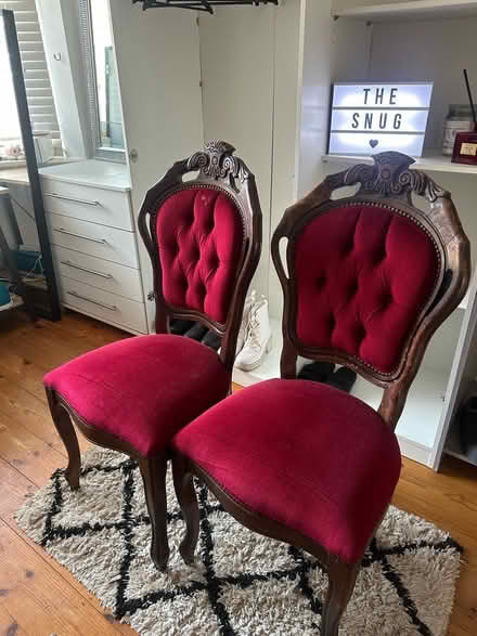Photo of free red chairs (BN2) #1