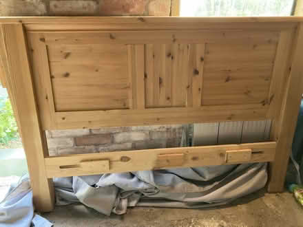 Photo of free Headboard for double bed - pine (near Frizington CA26) #1