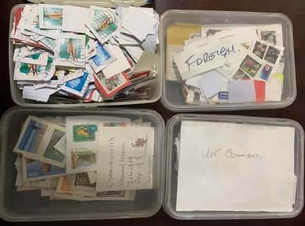 Photo of free 4 boxes of assorted stamps (Crookes, Sheffield S10) #2